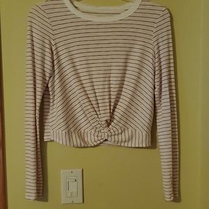 🛍Aerie Real Soft long sleeve bunched top, Size XS
